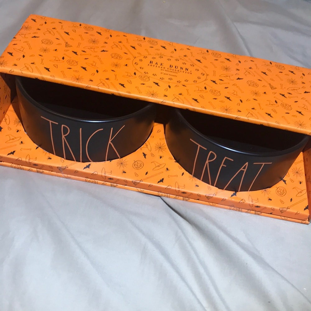 Rae Dunn Halloween Pet Bowls